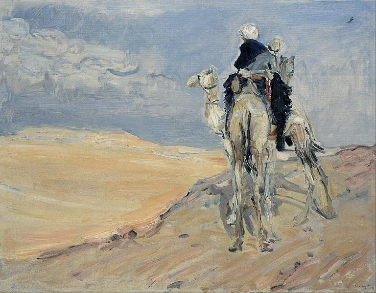 Max_Slevogt_Sandsturm_in_der_Libyschen_Wüste_1914
