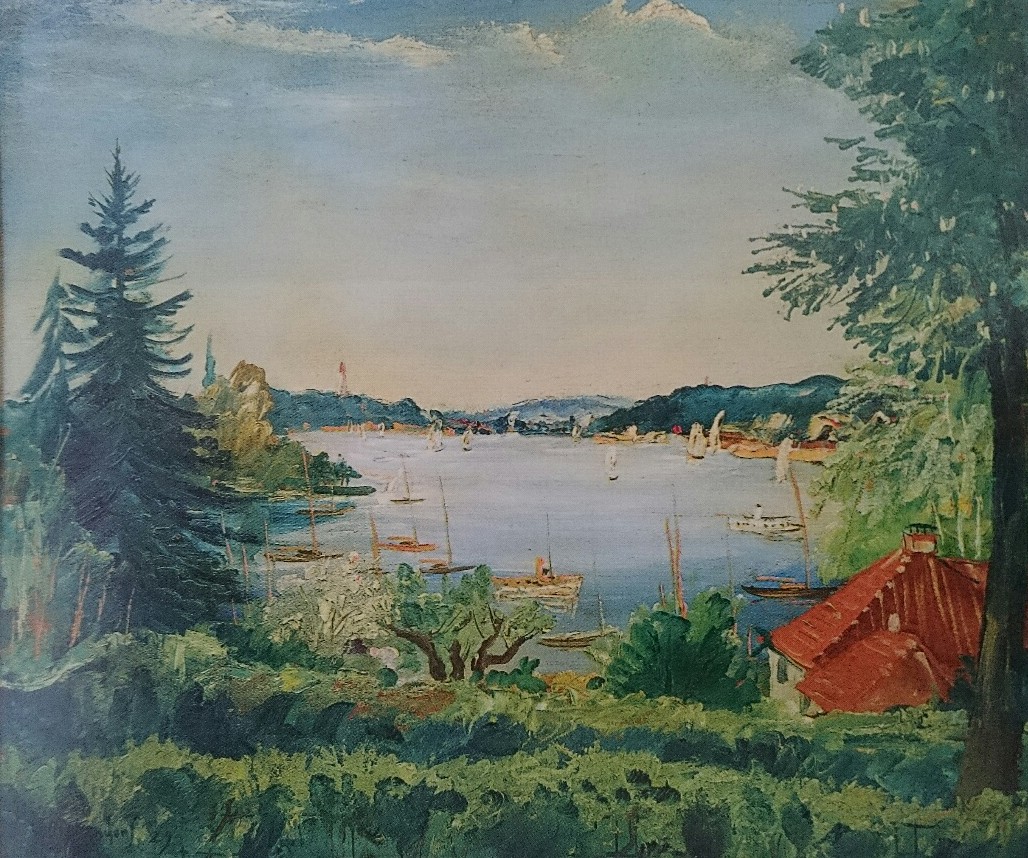 Franz Heckendorf, Blick auf den Wannsee, 1929